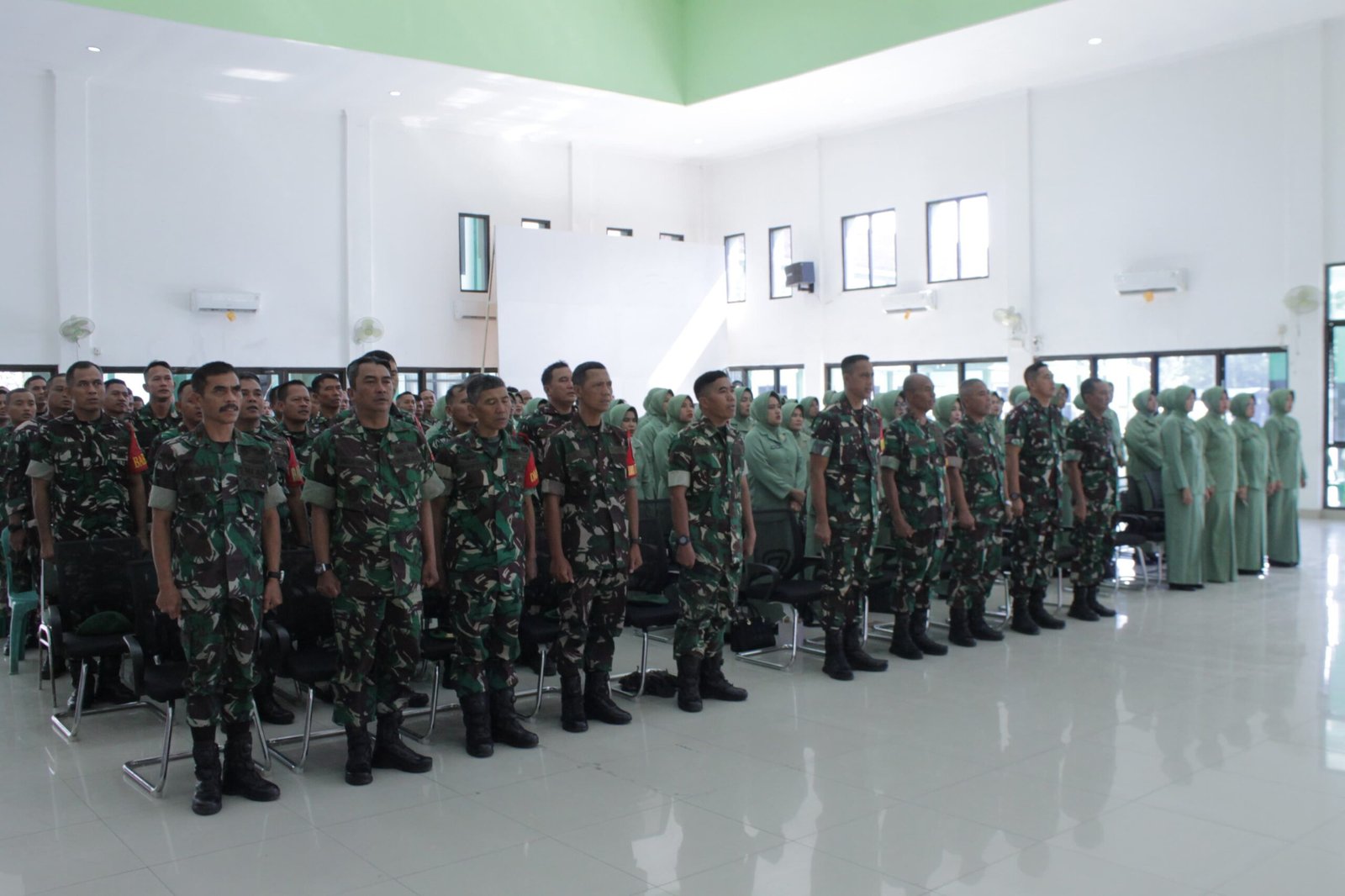 Membangun Mental dan Semangat Juang Prajurit Kodim 0509/kab. Bekasi Gelar Bintal TW I Tahun 2025.