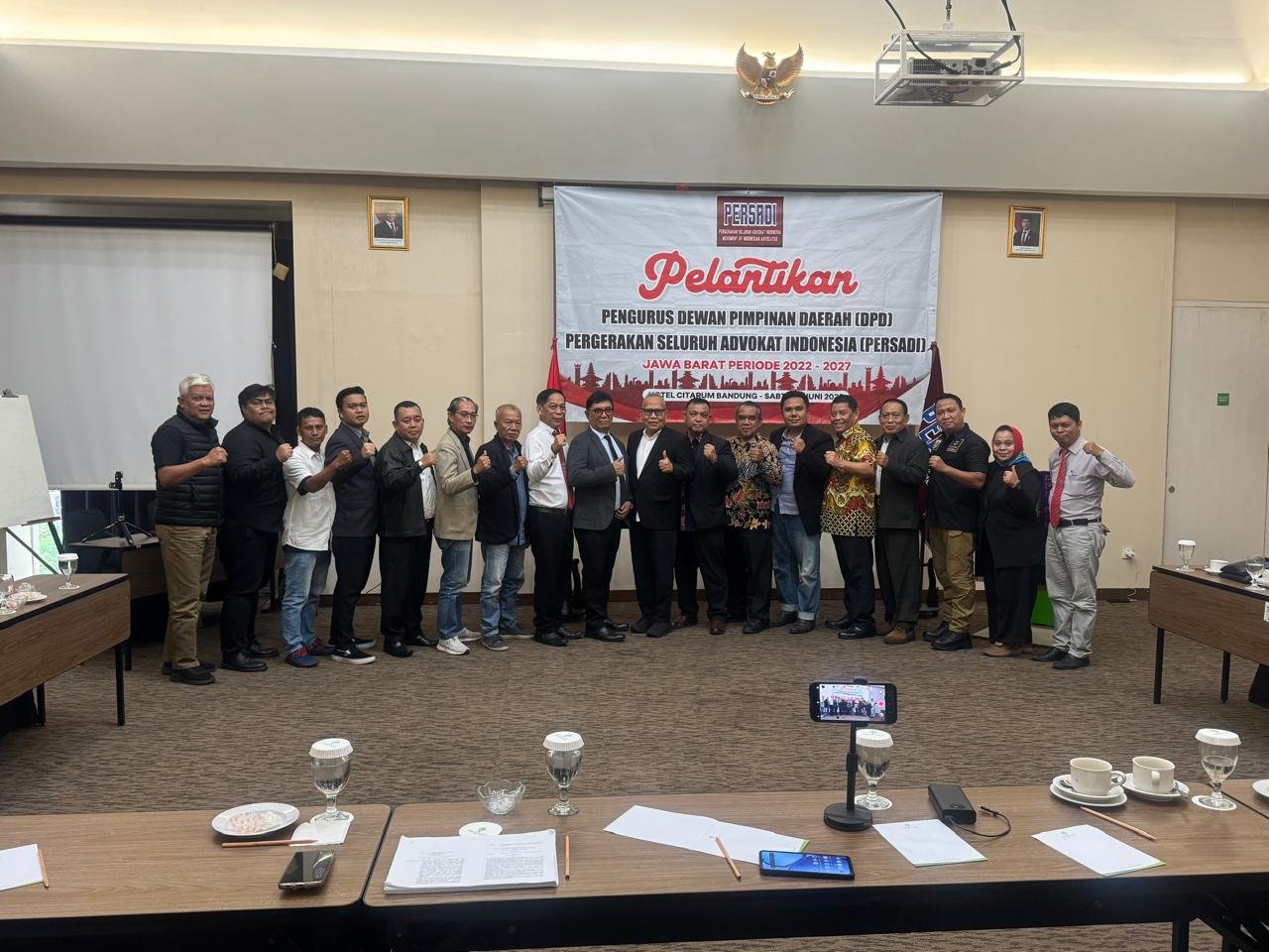 DPD Persadi Jabar Resmi Dilantik, Ketua Zulkifli : Buka Kerja Sama Sespimtik Polri