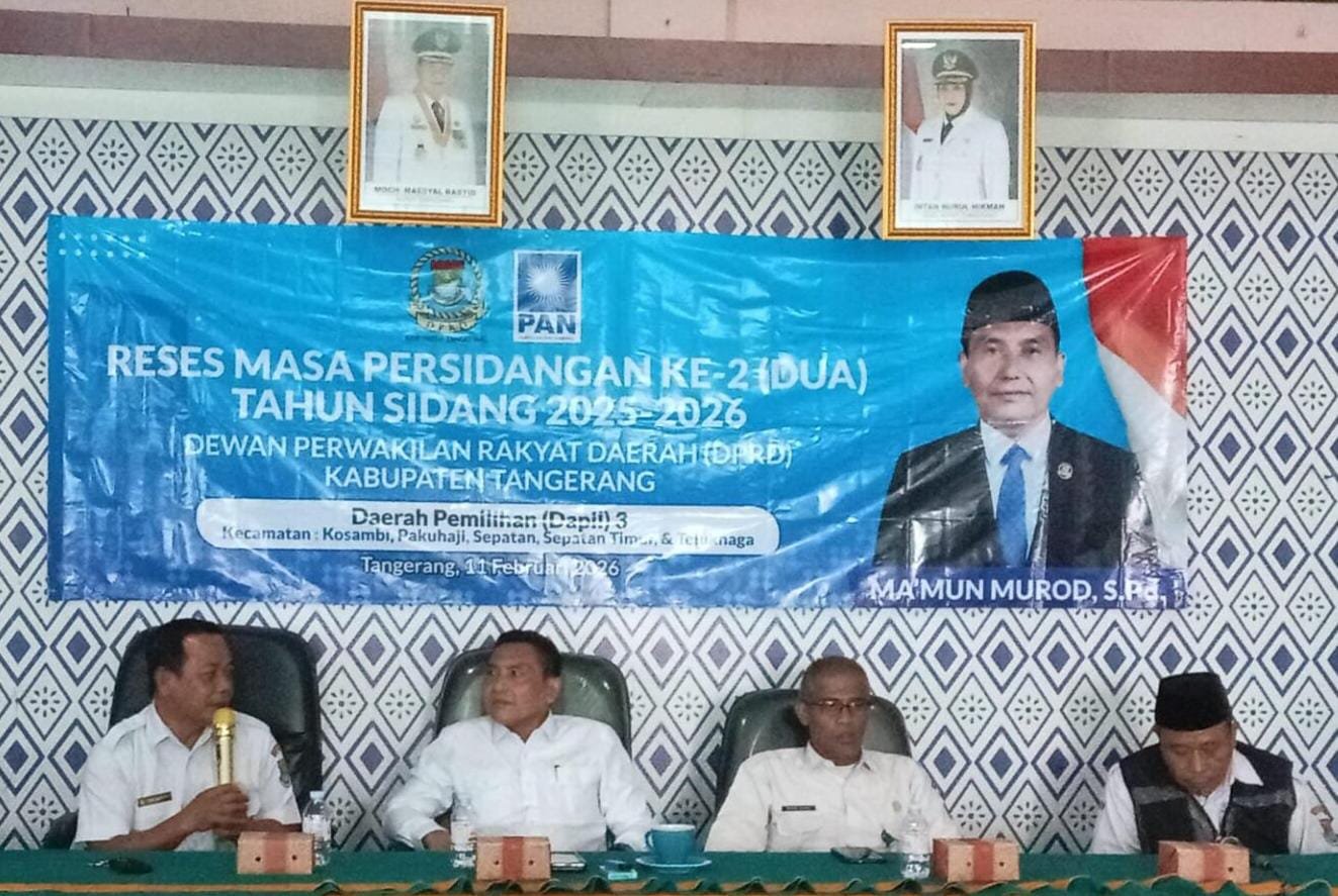 Mamun Murod Anggota DPRD Kab.Tangetang : Reses Masa Persidangan Ke-2( Dua) Tahun Sidang 2025-2026