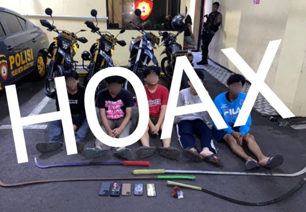 Cek Fakta Rilis Korp Brimob Polri Soal Patroli Gabungan Amankan 5 Pemuda di Jaktim Hoax