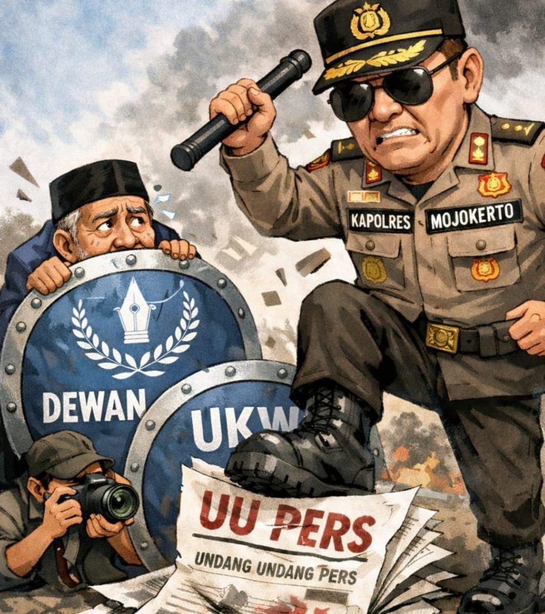 Kapolres Mojokerto Disentil Ketum FWJ Indonesia Soal Statementnya Saat Dikonfirmasi 3 Pelaku Narkoba Dibebaskan