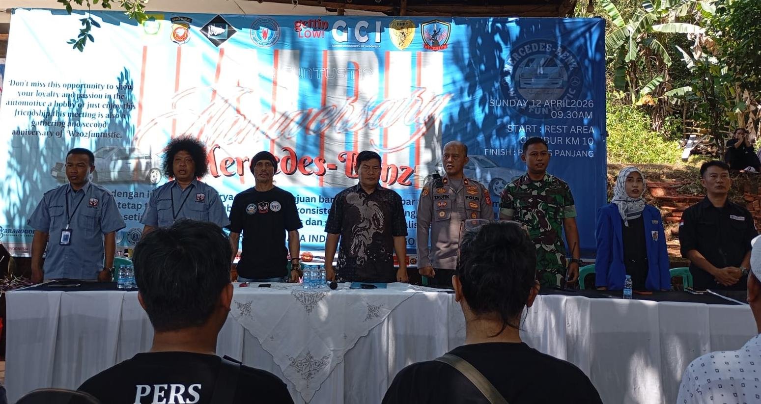 Halal Bihalal dan Anniversary ke 2 Mercy W202 Funtustic Digelar Di Parung Panjang