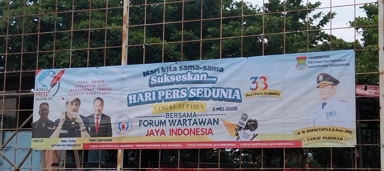 Camat Pakuhaji, Ucapkan Selamat Hari Pers Sedunia