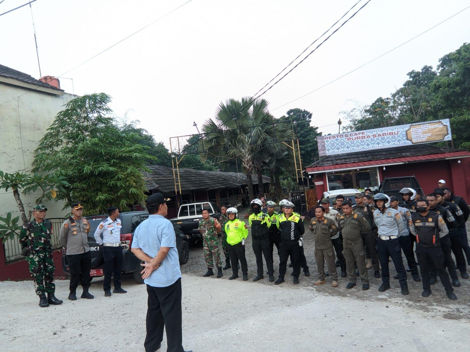 Sinergi Tiga Pilar Parungpanjang Gelar Apel Gabungan: Tertibkan Truk Tambang Demi Keselamatan Masyarakat