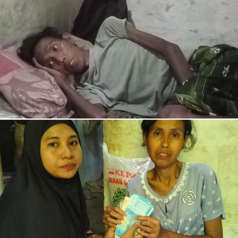 Bunda Nurmaya Galang Donasi untuk Bantu Mang Yasin yang Sakit Menahun