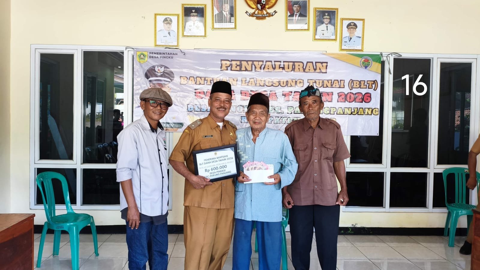 Wujudkan Pemerataan, Pemdes Pingku Salurkan BLT Dana Desa TA 2026 Secara Transparan
