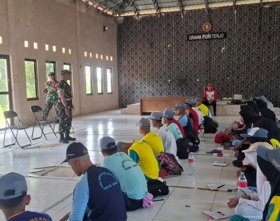 Bakar Semangat Calon Paskibraka Tenjo, Danramil 0621-23/Parungpanjang Tegaskan Kedisiplinan dan Jiwa Korsa adalah Kunci