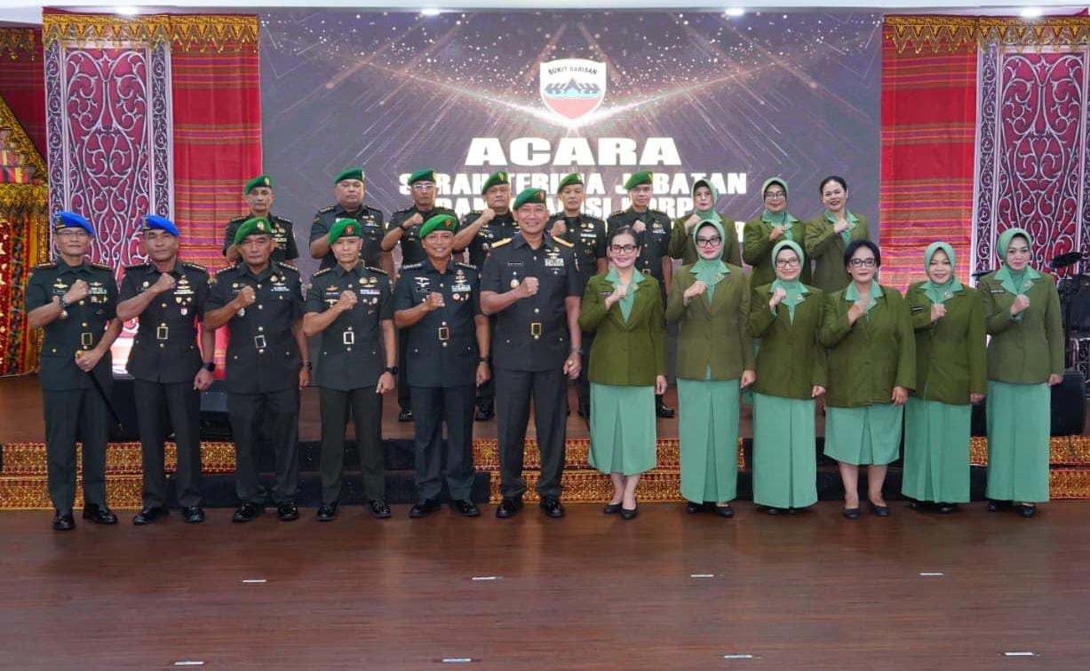 Pangdam I/BB Pimpin Serah Terima Pejabat dan Tradisi Korps Pejabat Kodam I/BB