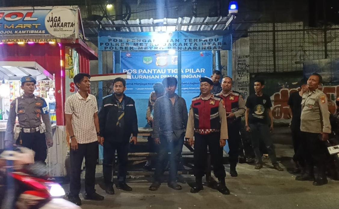 Polsek Metro Penjaringan Tingkatkan Patroli Malam, Antisipasi Tawuran dan Kejahatan Jalanan
