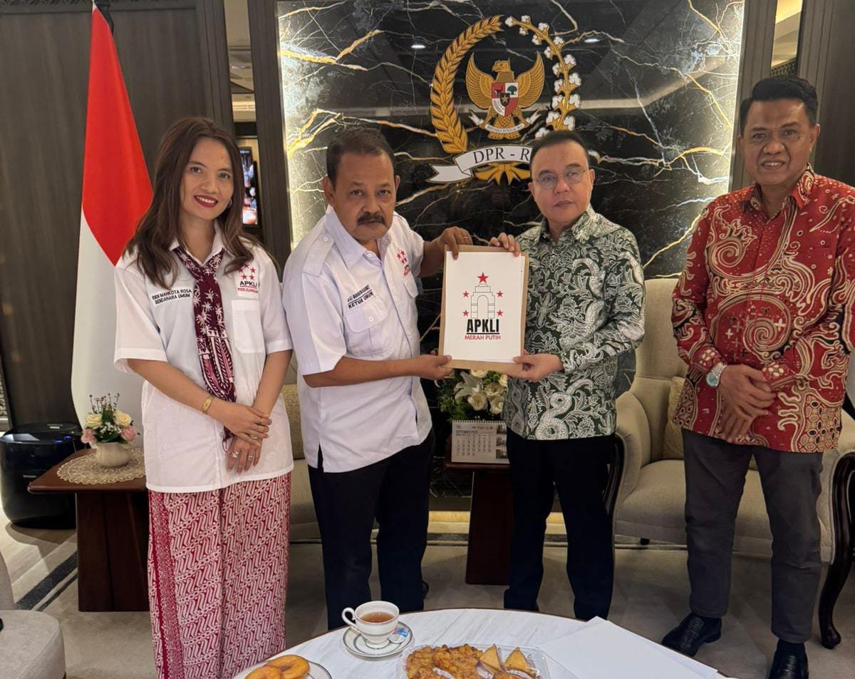 Logo APKLI MERAH PUTIH Dapat Restu Sufmi Dasco Ahmad, Ketua Umum: Spirit Sukseskan Program Unggulan Prabowo
