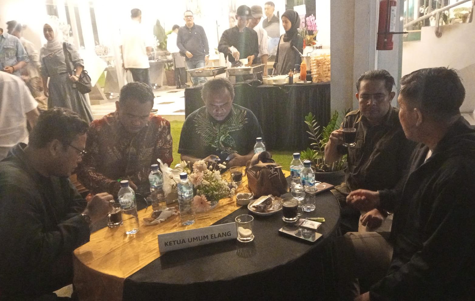 Dedy Safrizal Ketum Elang Tiga Hambalang, Hadiri Milad H. Deni Gunarja di Babakan Madang
