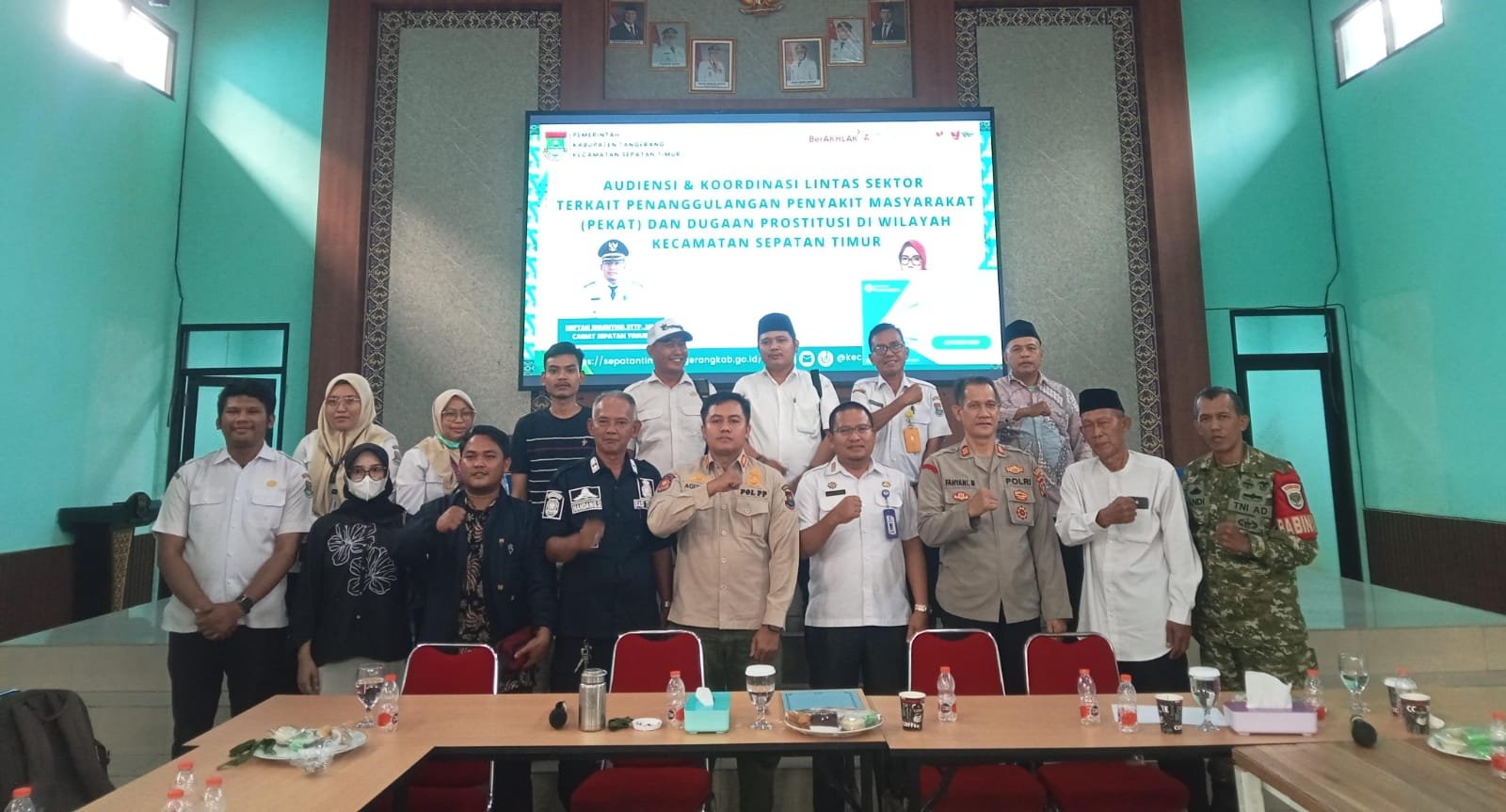 Camat Sepatan timur melakukan Penanganan Penyakit Masyarakat (PEKAT) dan Dugaan Praktik Prostitusi