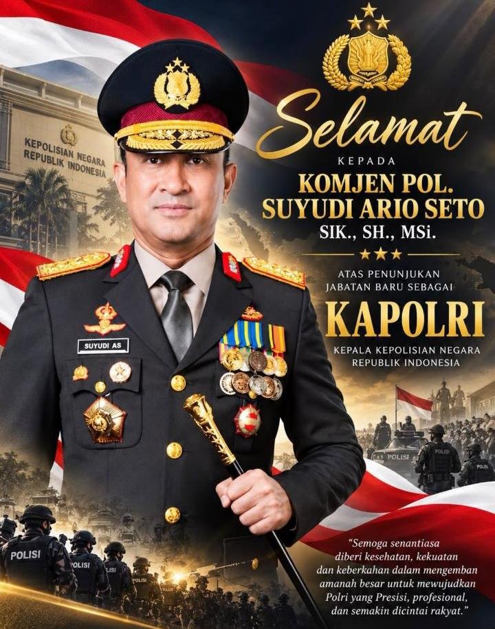 FWJI Bogor Raya Sampaikan Ucapan Selamat atas Amanah Baru Jenderal Polisi. Suyudi Ario Seto sebagai Kapolri