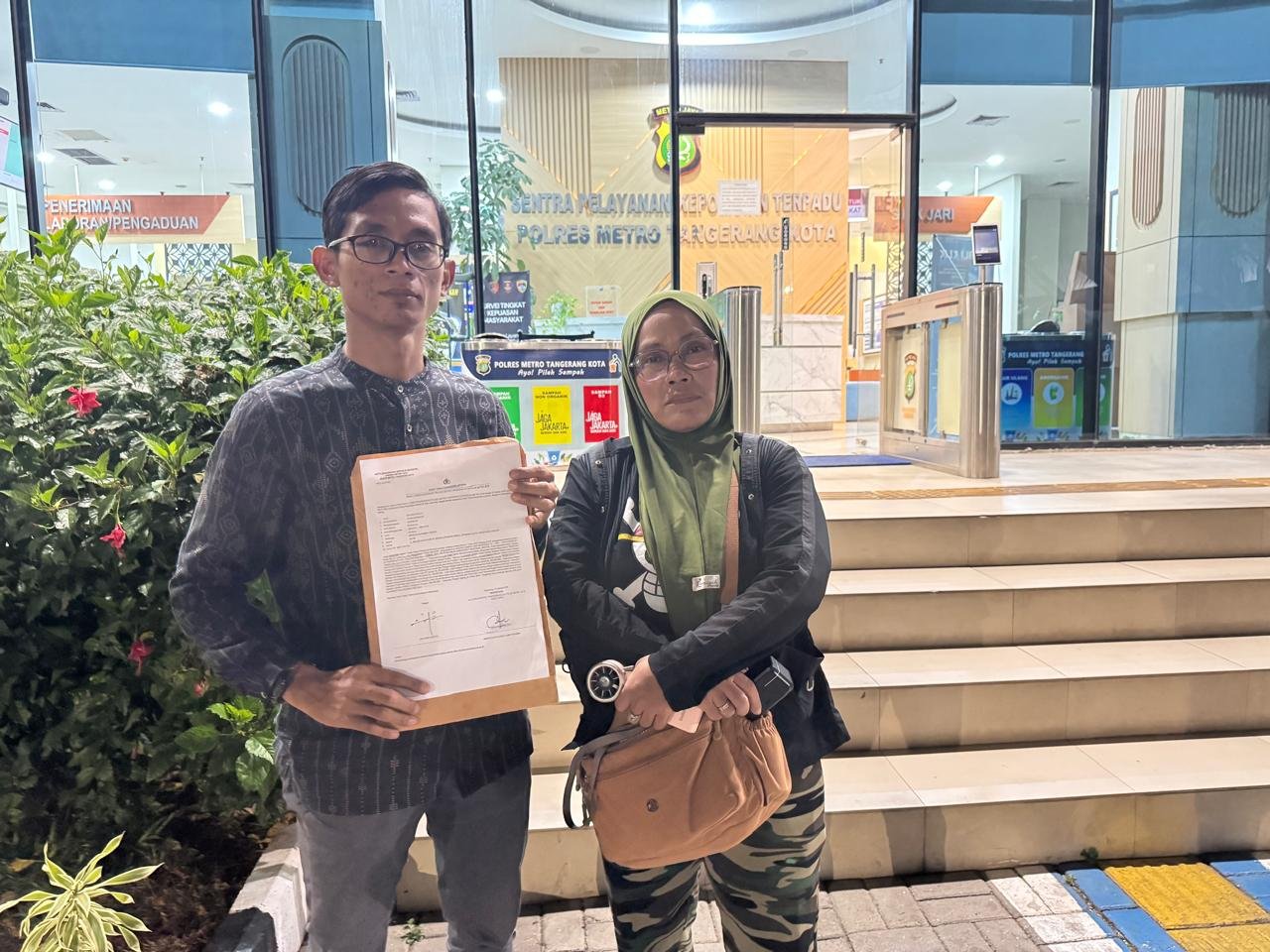 Eka Widya Resmi Melaporkan Pengembang Kavling di Sepatan Timur Ke Polres Tangerang Kota