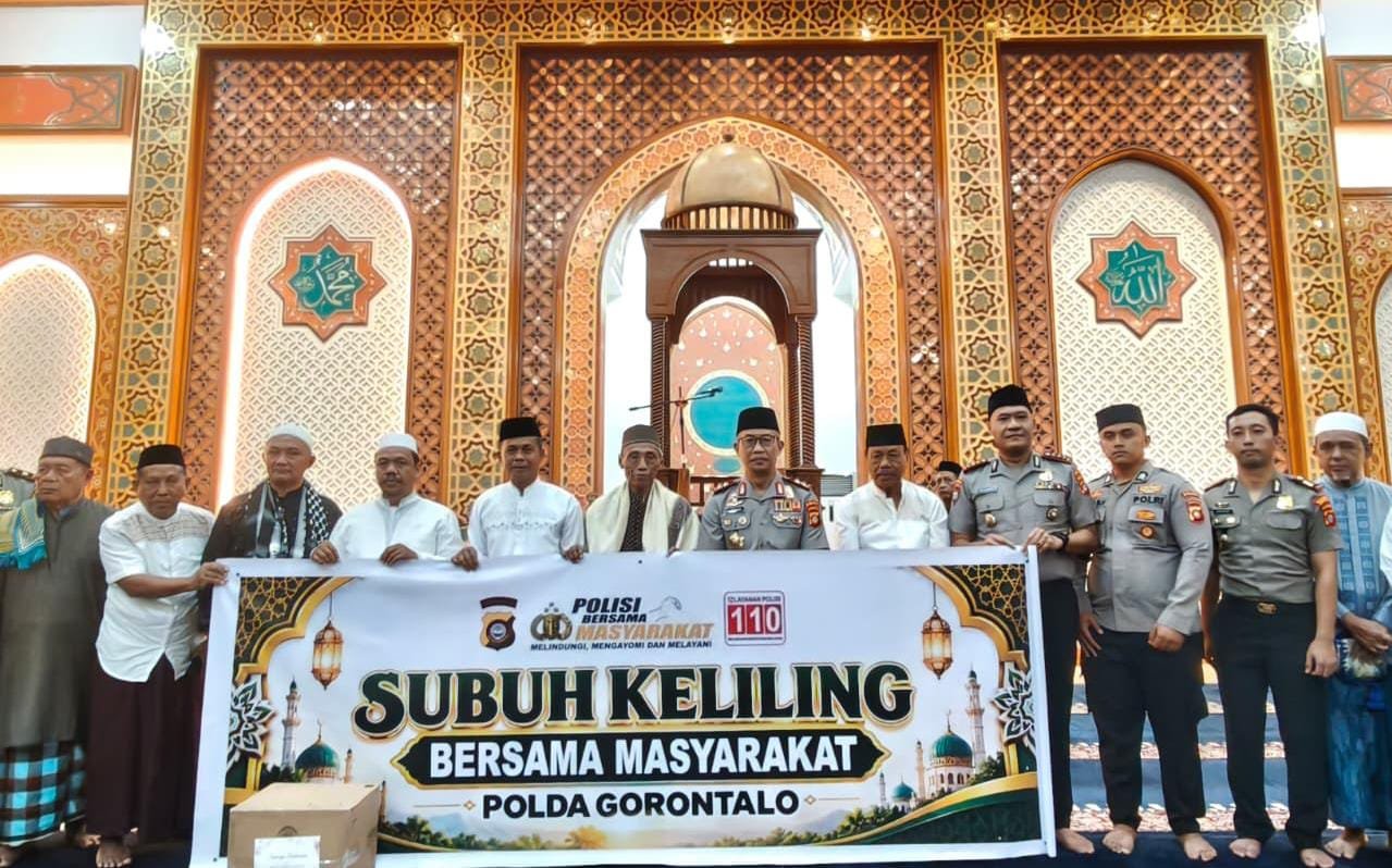 Subuh Penuh Makna, Kapolda Gorontalo Perkuat Silaturahmi dengan Masyarakat