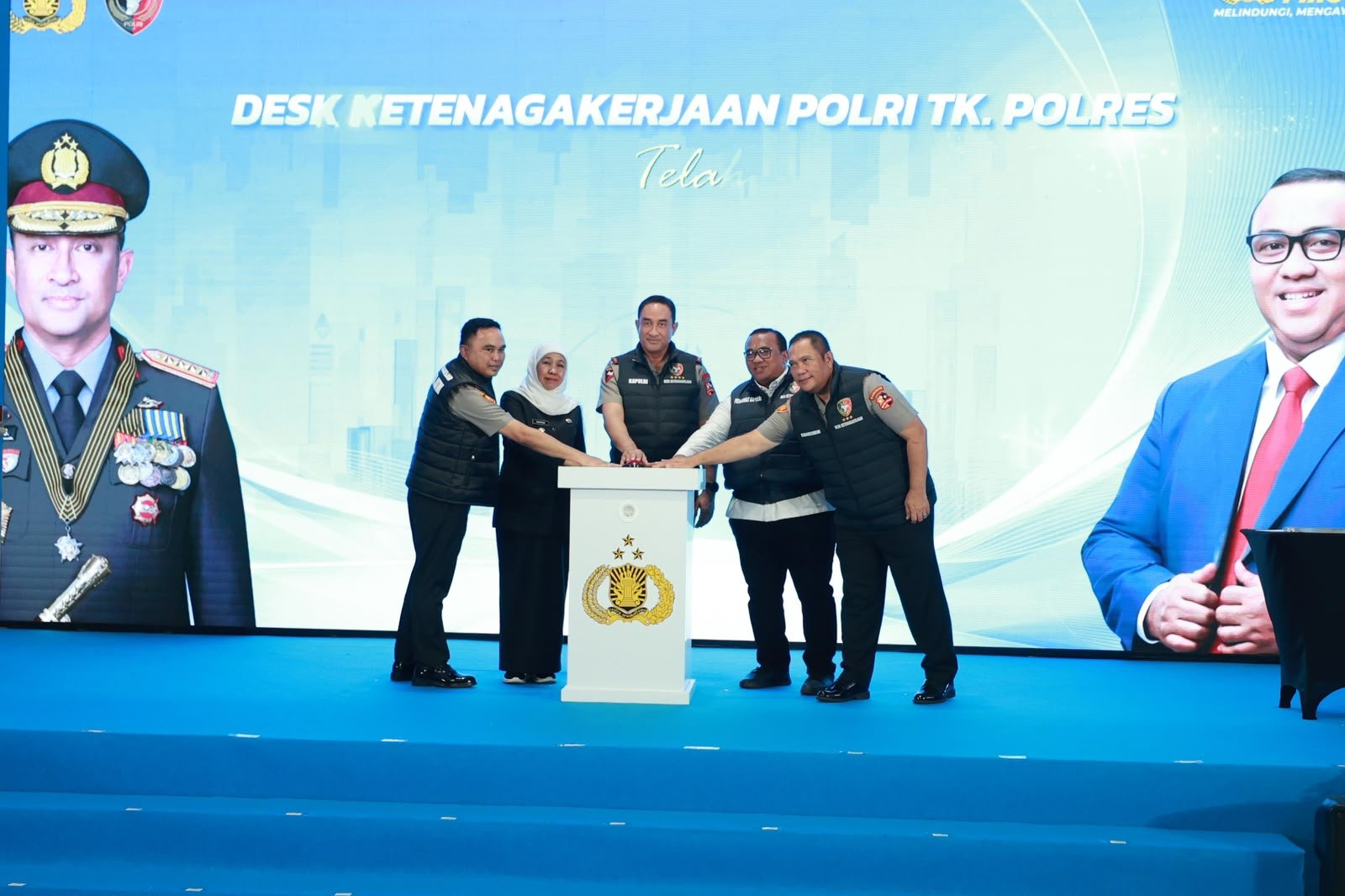 Kawal Hak Pekerja, Kapolri Resmikan Desk Ketenagakerjaan Polri Tingkat Polres di Jombang