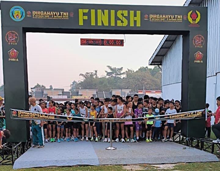 Peringati HUT ke-81 TNI, Sinergi Danramil Parungpanjang dan Ketua KOK Hadirkan Semarak Fun Run 5K untuk Masyarakat